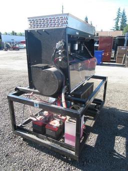 THERMO KING PORTABLE INDUSTRIAL AC UNIT, STEEL FRAME, ON CASTERS, CUTLER HAMMER CONTROLS,