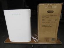 WYND MAX ROOM AIR PURIFIER W/ DOUBLE V SERIES HEPA FILTERS, PURIFIES 1200SQ FT IN 30 MIN, 24" H X