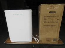 WYND MAX ROOM AIR PURIFIER W/ DOUBLE V SERIES HEPA FILTERS, PURIFIES 1200SQ FT IN 30 MIN, 24" H X