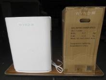 WYND MAX ROOM AIR PURIFIER W/ DOUBLE V SERIES HEPA FILTERS, PURIFIES 1200SQ FT IN 30 MIN, 24" H X