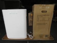 WYND MAX ROOM AIR PURIFIER W/ DOUBLE V SERIES HEPA FILTERS, PURIFIES 1200SQ FT IN 30 MIN, 24" H X