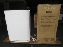 WYND MAX ROOM AIR PURIFIER W/ DOUBLE V SERIES HEPA FILTERS, PURIFIES 1200SQ FT IN 30 MIN, 24" H X