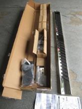 PAIR OF FORD F-150 SUPER CREW RUNNING BOARDS W/ BRACKETS & HARDWARE