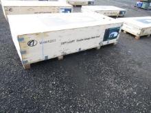 2025 KJ K2223 23' X 22' DOUBLE GARAGE METAL SHED W/ SIDE MAN DOOR (UNUSED)