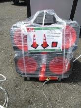 (60) 2025 KJ ORANGE FLUORESCENT TRAFFIC CONES (UNUSED)