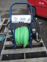 JETTERS HIGH PRESSURE HOSE REEL W/ HOSE