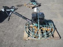 MULTIQUIP WHITEMAN 4' WALK BEHIND GAS POWER TROWEL W/ HONDA GX270 ENGINE