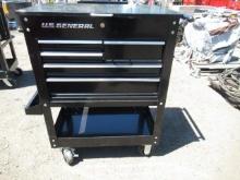 US GENERAL 5-DRAWER ROLLING TOOL CART
