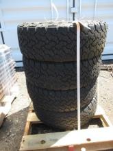 (4) GENERAL GRABBER A/T LT265/70R17 TIRES