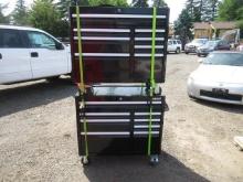 (2) KOBALT 8-DRAWER ROLLING TOOL CHESTS W/ POWER STRIPS