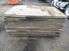 APPROX (32) 5' X 6' X 1'' THICK RUBBER STALL MATS