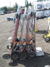 (4) GEMINI ALUMINUM CONVERTIBLE HAND TRUCKS
