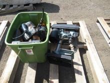 ASSORTED POWER TOOLS, DEWALT WELDING GUN KIT, & DELTA DRILL PRESS