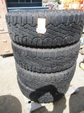 (4) WRANGLER GOODYEAR 265/70R17 TIRES