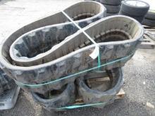 (2) SY60 16'' WIDE RUBBER EXCAVATOR TRACKS