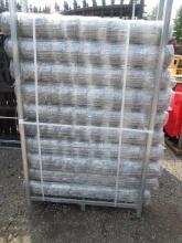 (10) ROLLS OF 2025 KJ K1230 4' X 100' HOT DIP GALVANIZED FIELD FENCING (UNUSED)