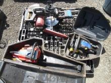 HOMELITE GAS CHAINSAW, SHINDAIWA GAS CHAINSAW *NO GAS CAP, & CHICAGO 10'' SLIDING COMPOUND MITER ...
