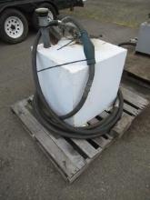 50GAL FUEL TANK W/ ELECTRIC PUMP & NOZZLE