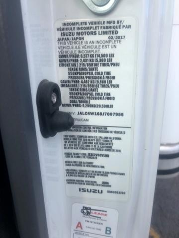2018 ISUZU  NPR UNICELL BOX UC