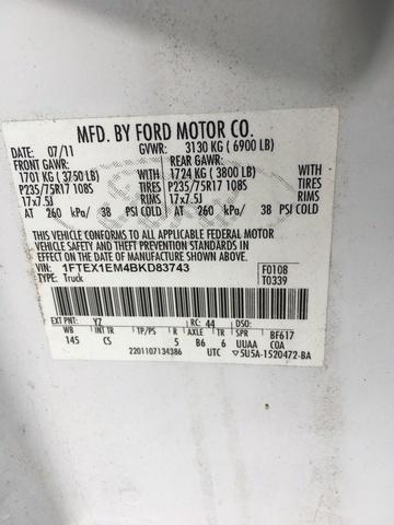 2011 FORD   F150 XL
