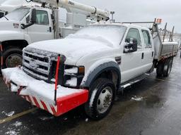 2008 FORD   F450SD XL FLAT BED