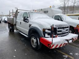 2008 FORD   F450SD XL FLAT BED
