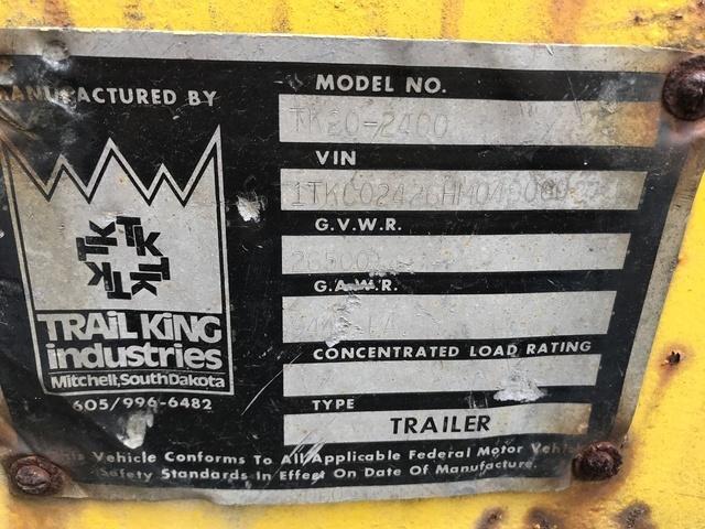 1987 TRAIL TAGALONG TRAILER