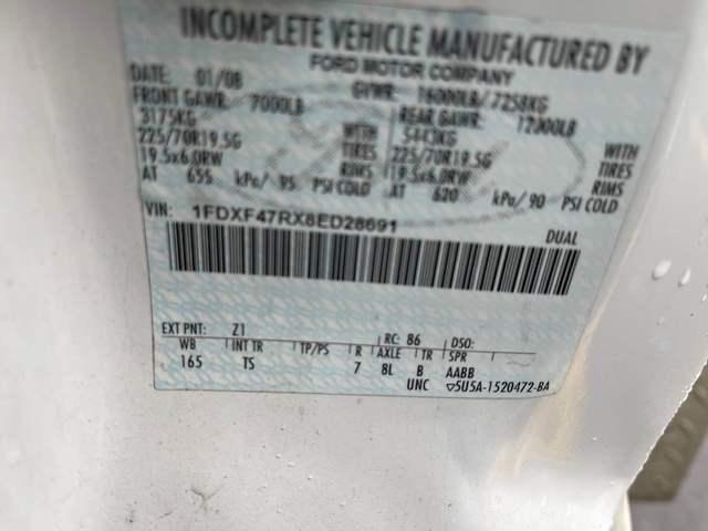 2008 FORD F450 SD XL HIGH TO