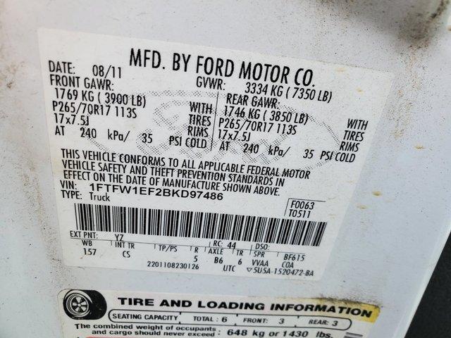 2011 Ford F150 XL CREW CAB