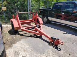1992 Allegheny Single axle reel trailer