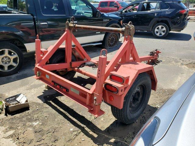 1992 Allegheny Single axle reel trailer