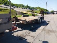 2008 TRAIL TRAIL RITE 8716BBD 16' EQUIPMENT TRAILER