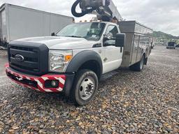 2012 Ford F550 4X4 REG CAB ALTEC AT37G