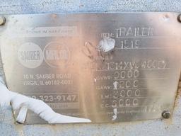 1999 SAUBER 1519 TURRET SINGLE REEL TRAILER