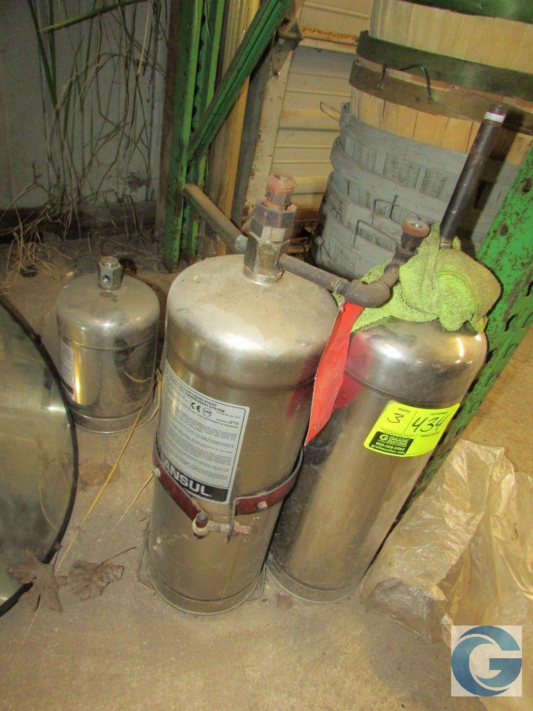 Fire suppressant bottles