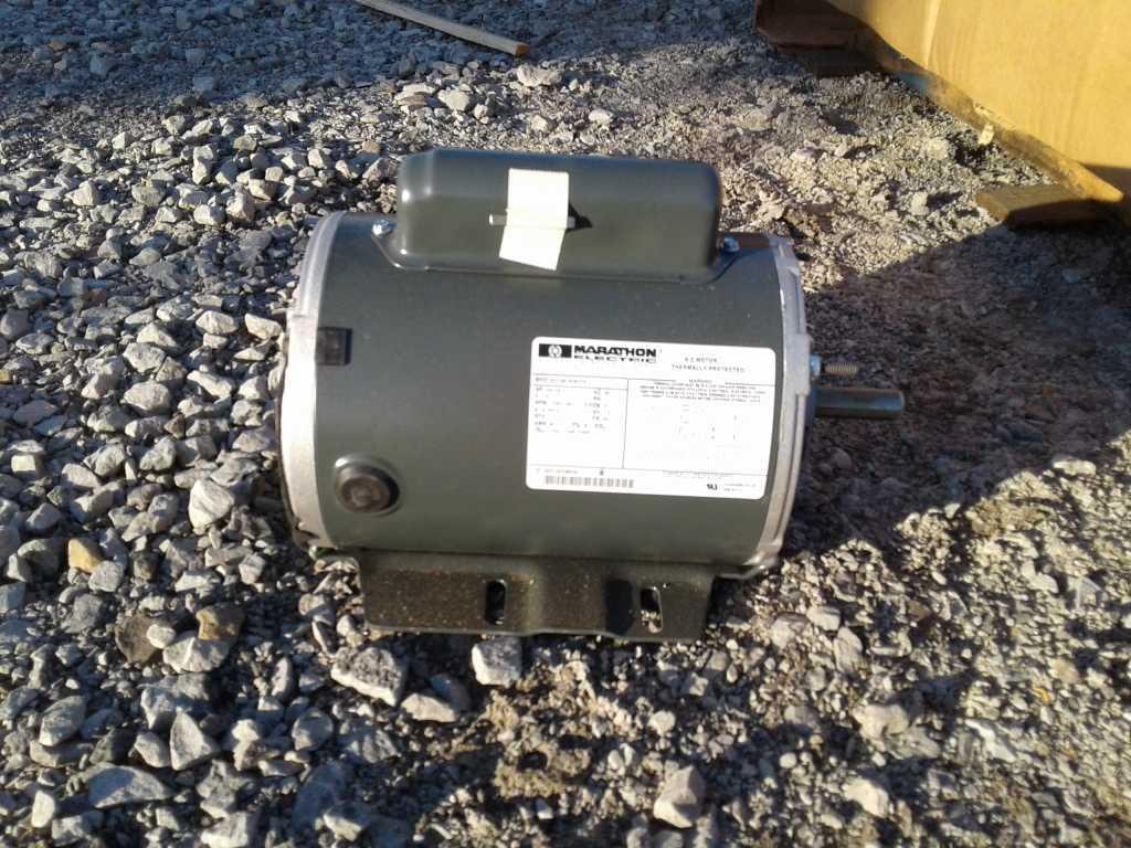 Marathon 3/4hp 115V Electric Motor