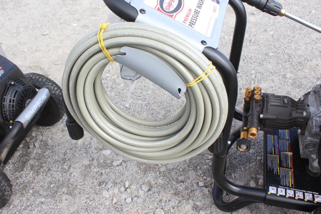 Unused Simpson 3200psi Gas Powered Pressure Washer