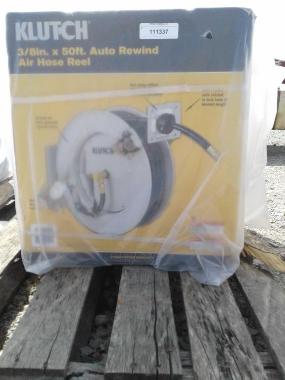 Klutch 3/8" x 50'  Air Hose Reel