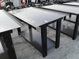 29.5" x 60" Steel Work Bench w/ Shelf