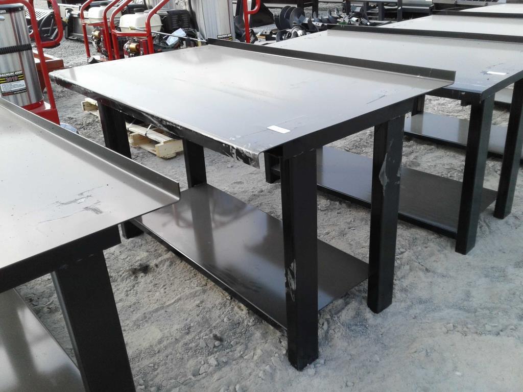 29.5" x 60" Steel Work Bench w/ Shelf