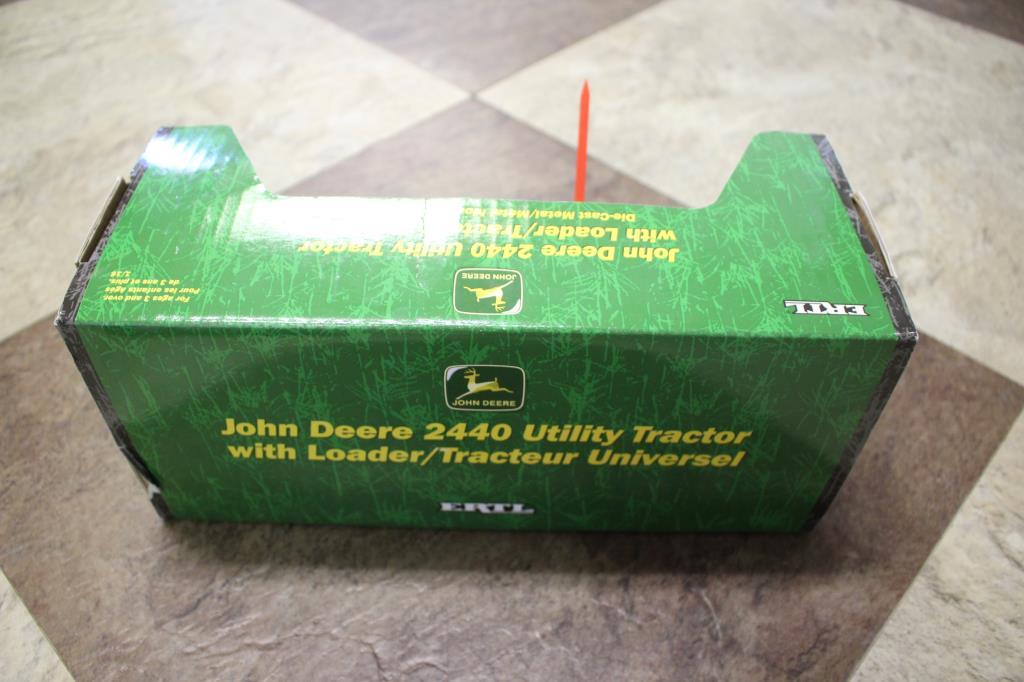 Unused John Deere 244 Toy Tractor w/Loader