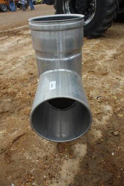 10" Aluminum Irrigation T Fitting