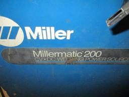 Miller Millermatic 200 Wire Welder w/Bottle & Hood