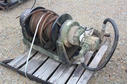 45,000 lb Hydraulic Winch