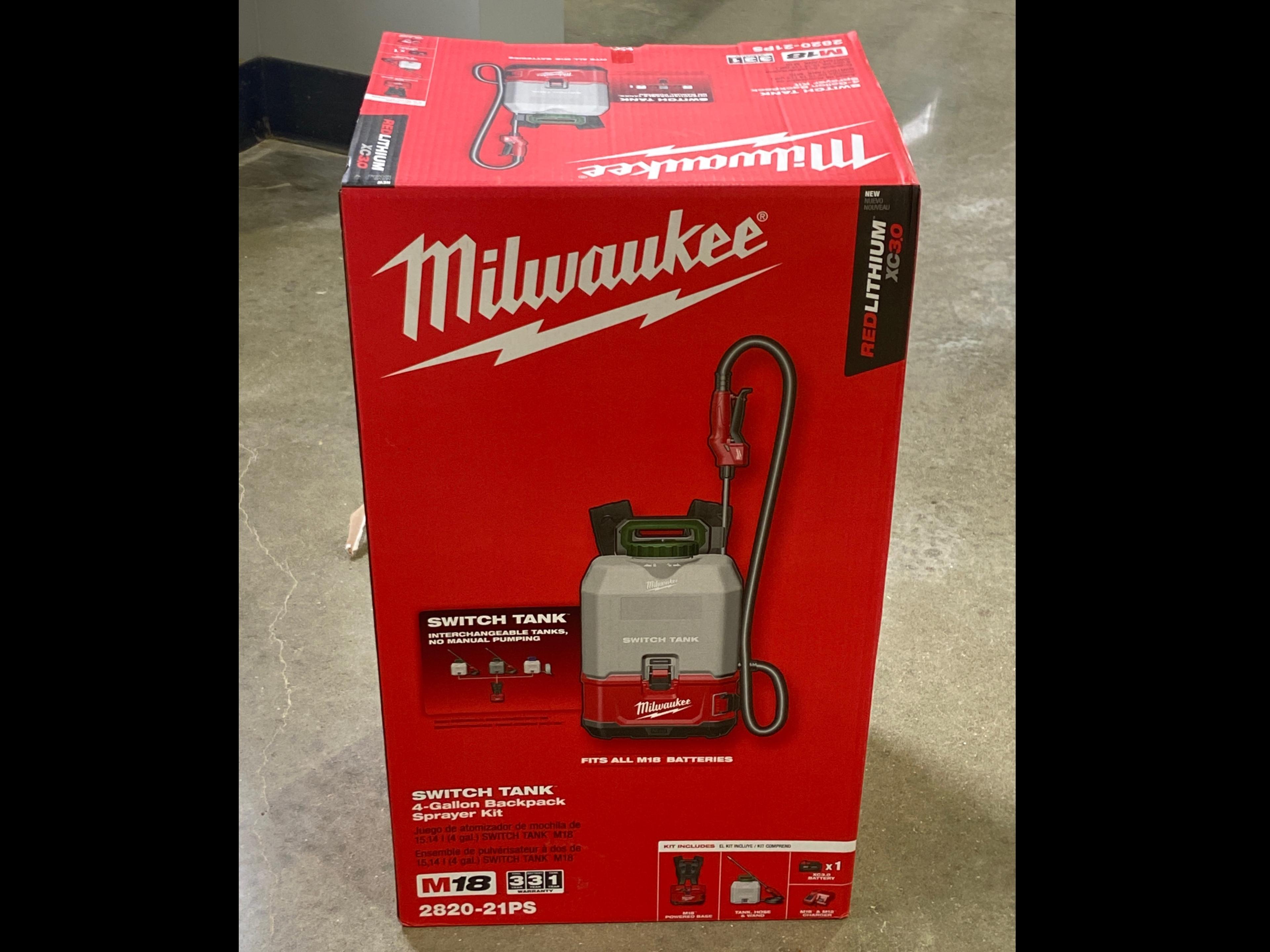 Milwaukee Backpack Sprayer