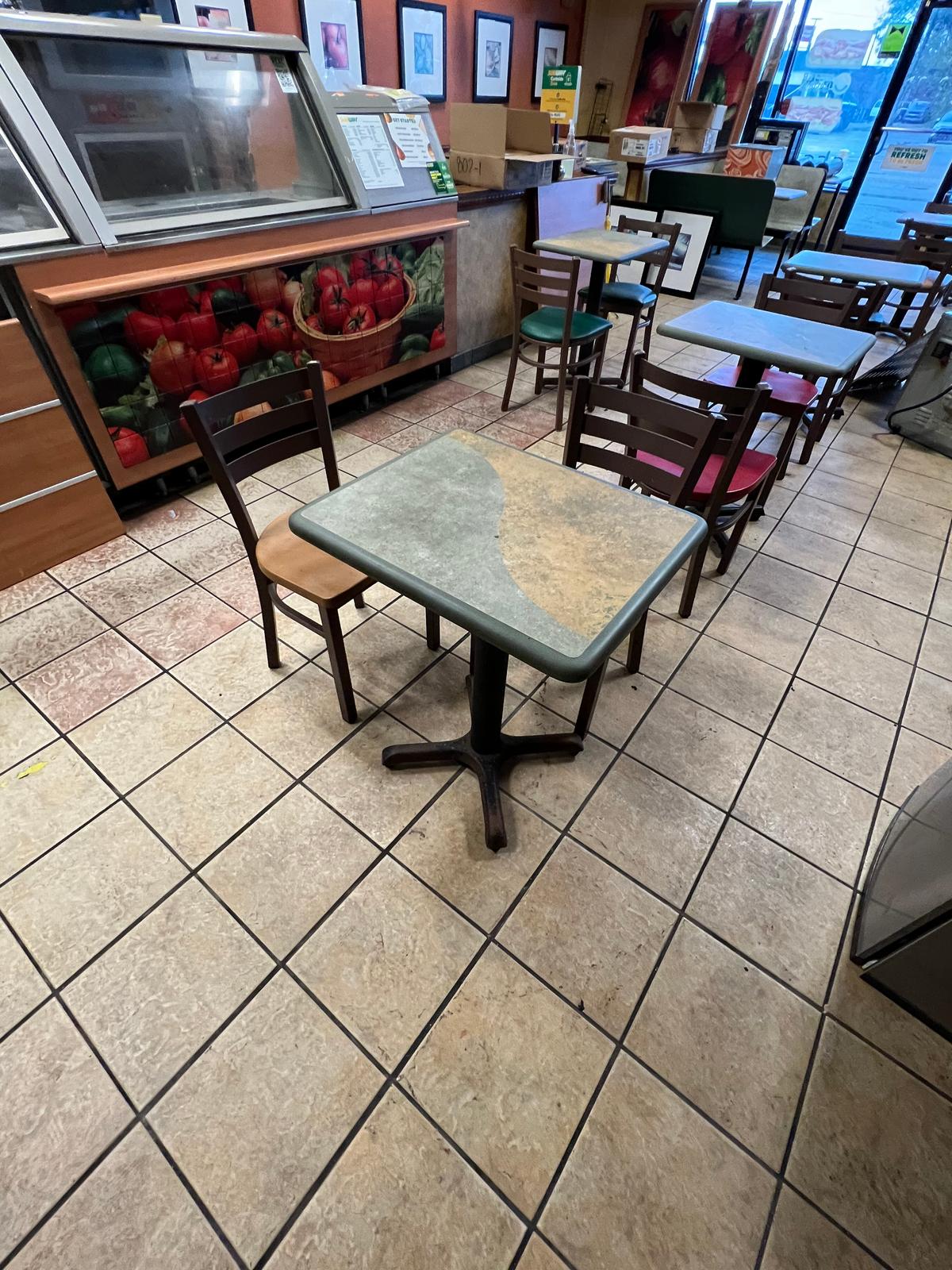 TWO SEAT TABLE AND TWO