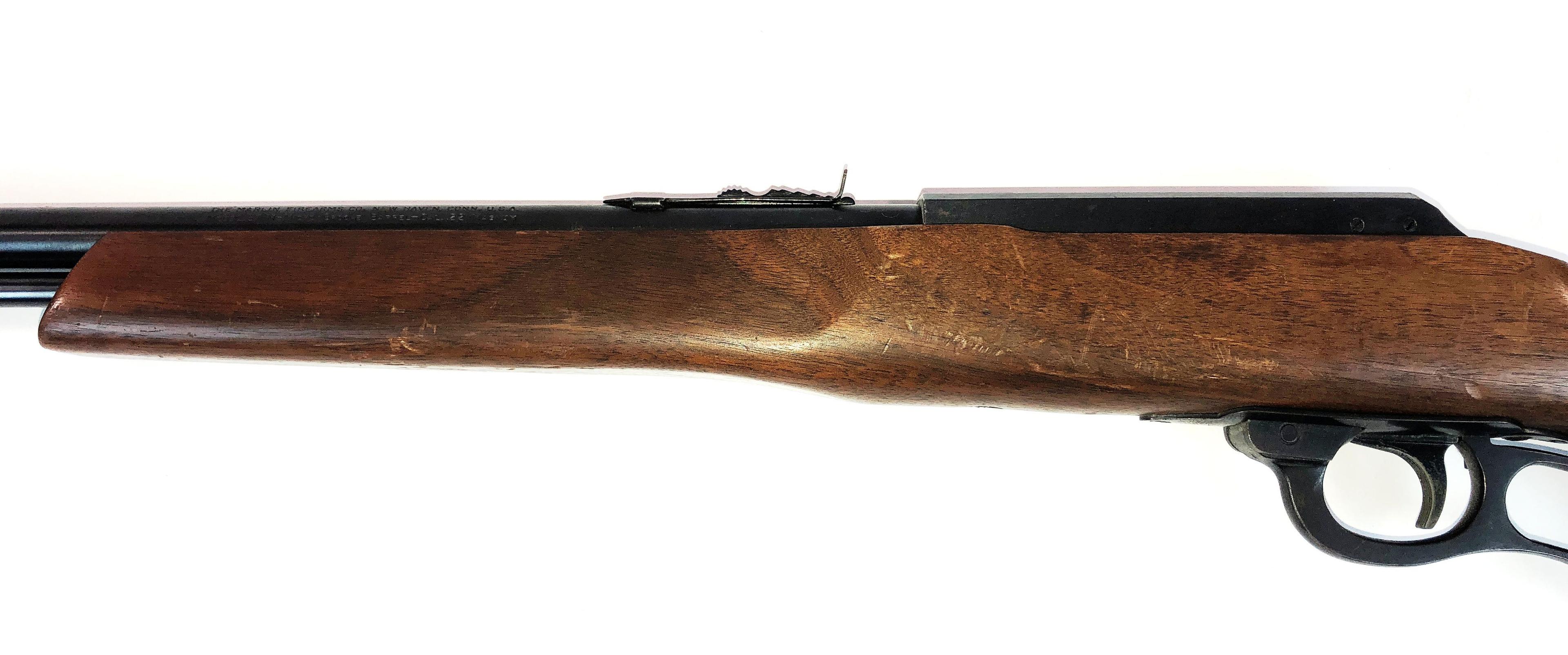 Vintage Marlin Gun Model 57M Micro Groove Lever Action Rifle in .22 Mag Caliber