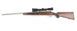 Winchester Model 70 Gun Walnut Classic 7MM REM MAG Rifle with Leupold Scope Serial G66003