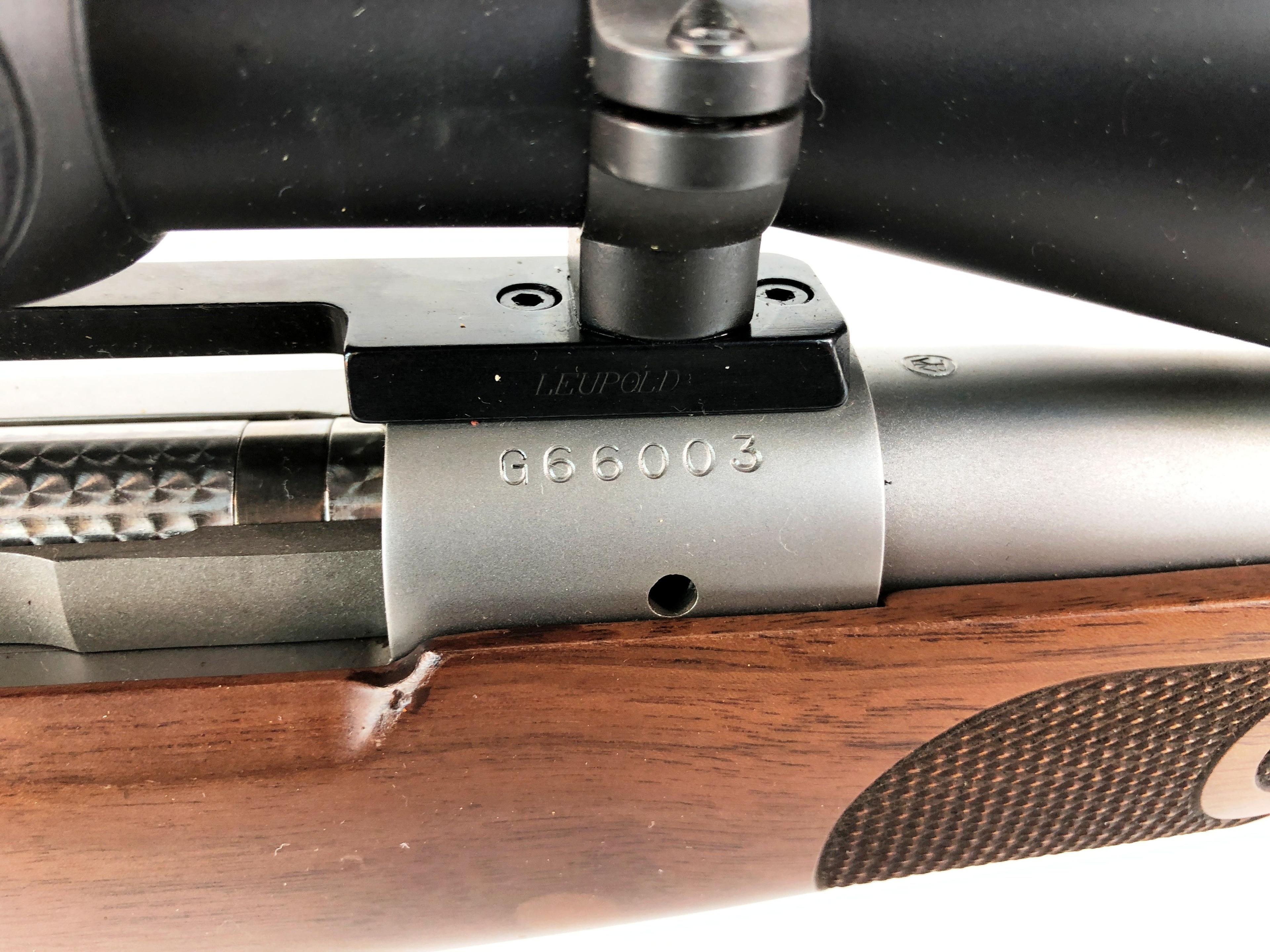 Winchester Model 70 Gun Walnut Classic 7MM REM MAG Rifle with Leupold Scope Serial G66003