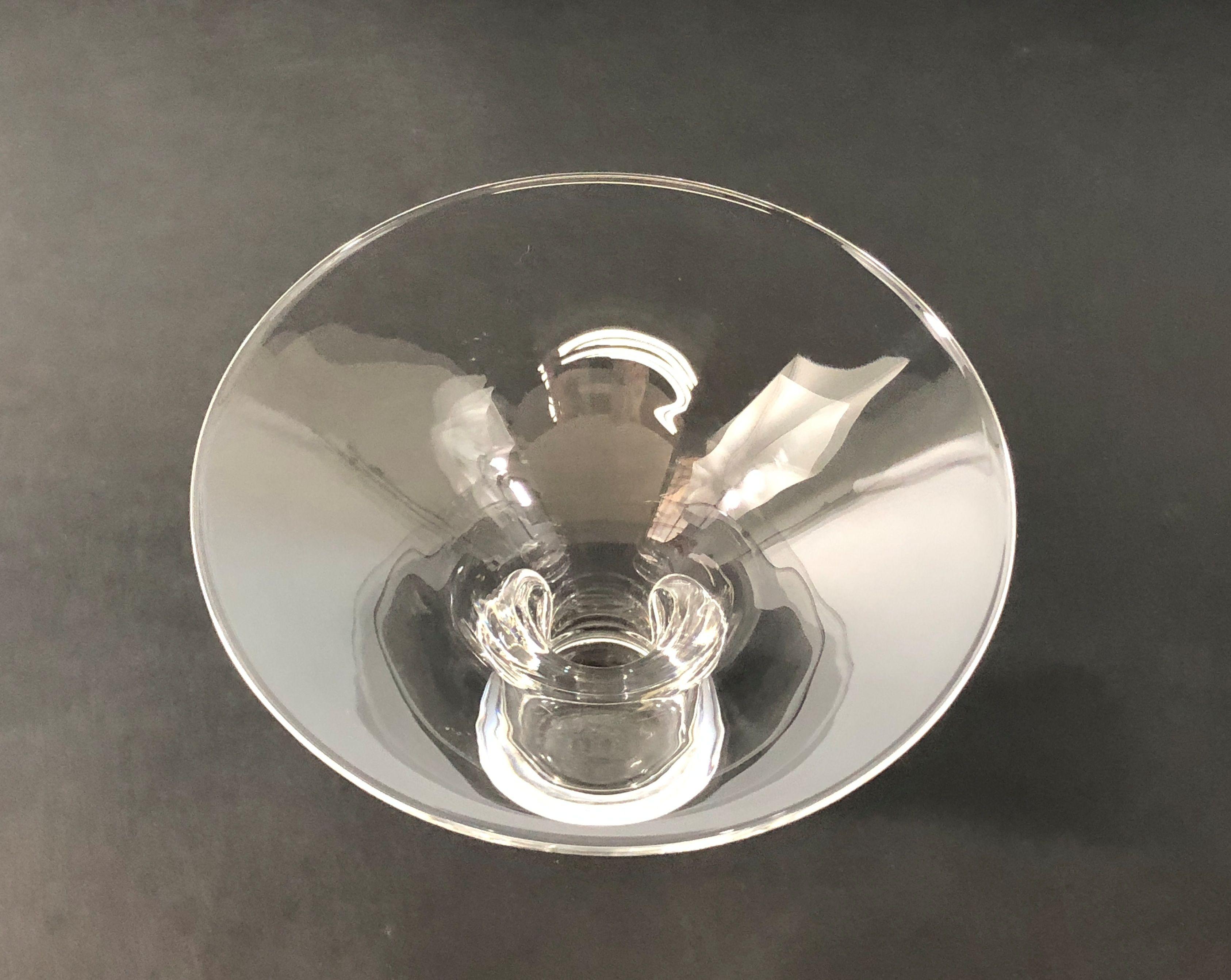 Pair of Vintage Steuben Crystal Vases